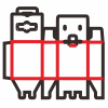 塑料手提礼盒D款